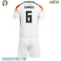Camisa de time de futebol Alemanha Joshua Kimmich #6 Replicas 1º Equipamento Infantil Europeu 2024 Manga Curta (+ Calças curtas)